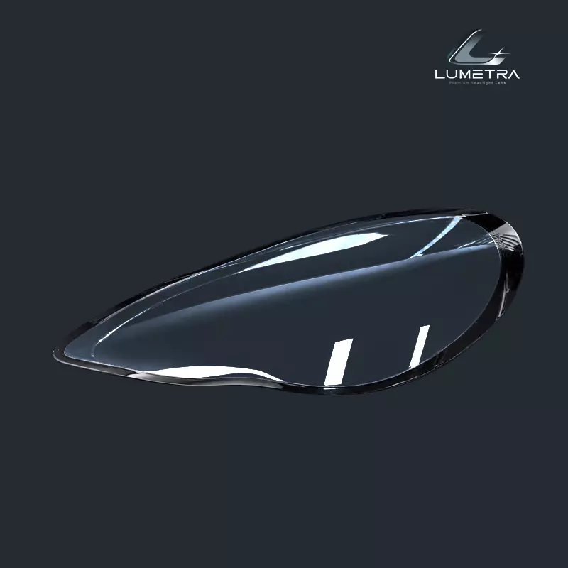 ฝาครอบเลนส์ไฟหน้า PORSCHE PANAMERA (Black edge) ปี 2011–2014 แบบคู่