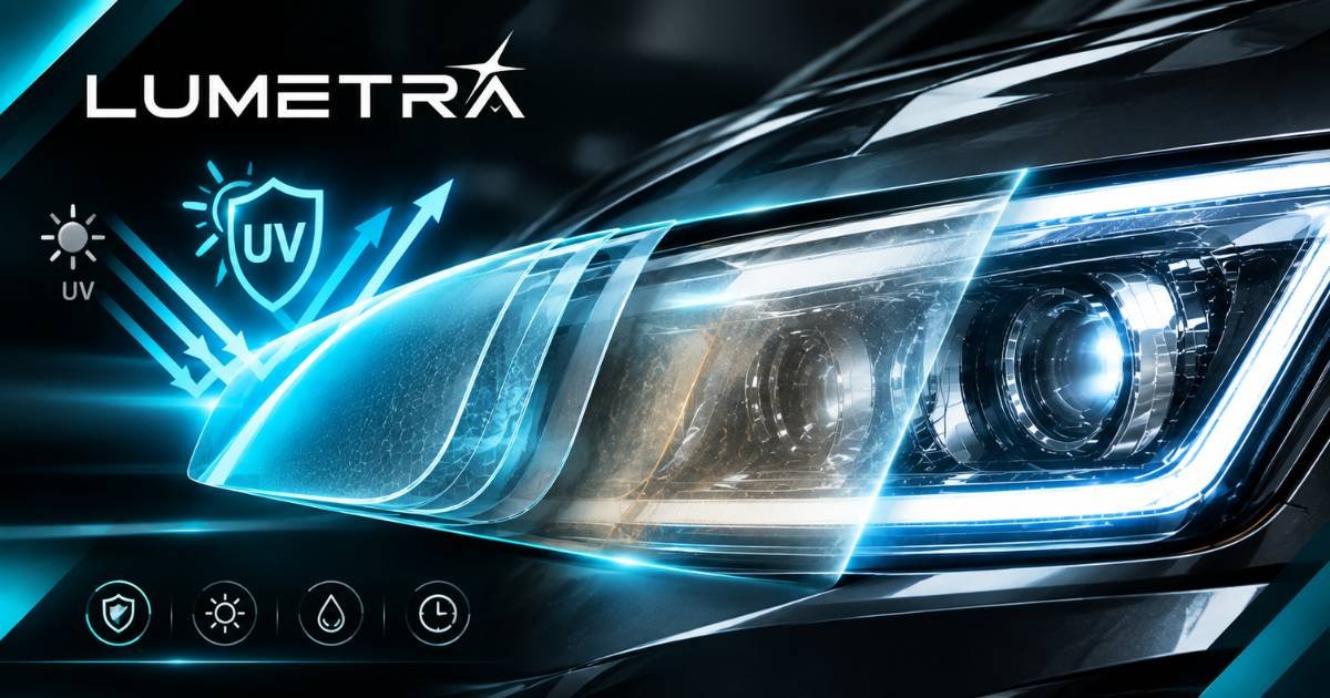 ทำไมไฟหน้ารถยนต์ถึงเหลือง? ไขข้อสงสัย พร้อมวิธีแก้ด้วย UV Coating | LUMETRA