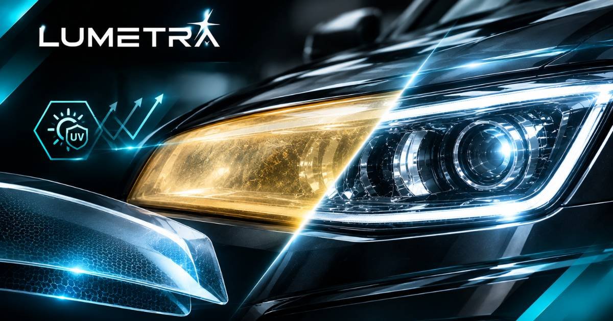 ทำไมไฟหน้ารถยนต์ถึงเหลือง? ไขข้อสงสัย พร้อมวิธีแก้ด้วย UV Coating | LUMETRA